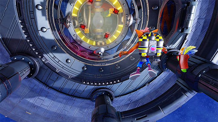 Avoiding next obstacles shouldnt be difficult - Crash Bandicoot N. Sane Trilogy: Pack Attack - Crash Bandicoot N. Sane Trilogy: Crash Bandicoot 2 - High-Tech Warp Room - Crash Bandicoot N. Sane Trilogy Game Guide