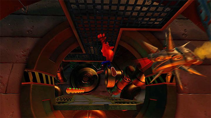 Get to the metal ledge (the above picture) and a secret portal will activate - Crash Bandicoot N. Sane Trilogy: Totally Fly - Crash Bandicoot N. Sane Trilogy: Crash Bandicoot 2 - Secret levels - Crash Bandicoot N. Sane Trilogy Game Guide