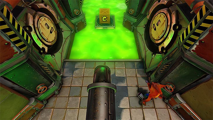 You should now be in the location shown in the above screenshot - Crash Bandicoot N. Sane Trilogy: Cortex Power - Crash Bandicoot N. Sane Trilogy: Crash Bandicoot - Cortex Island - Crash Bandicoot N. Sane Trilogy Game Guide