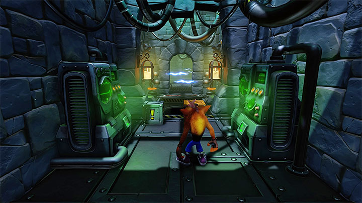 Start by hitting the metal chest - Crash Bandicoot N. Sane Trilogy: The Lab - Crash Bandicoot N. Sane Trilogy: Crash Bandicoot - Cortex Island - Crash Bandicoot N. Sane Trilogy Game Guide