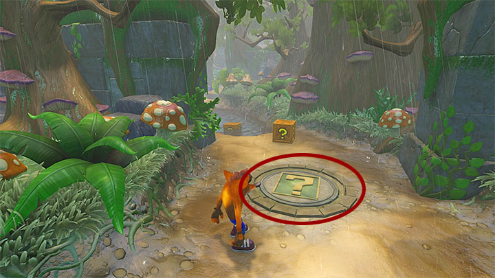 Once youre back to the main area, follow the main path and get past or eliminate the turtles ahead - Crash Bandicoot N. Sane Trilogy: Turtle Woods - Crash Bandicoot N. Sane Trilogy: Crash Bandicoot 2 - Jungle Warp Room - Crash Bandicoot N. Sane Trilogy Game Guide