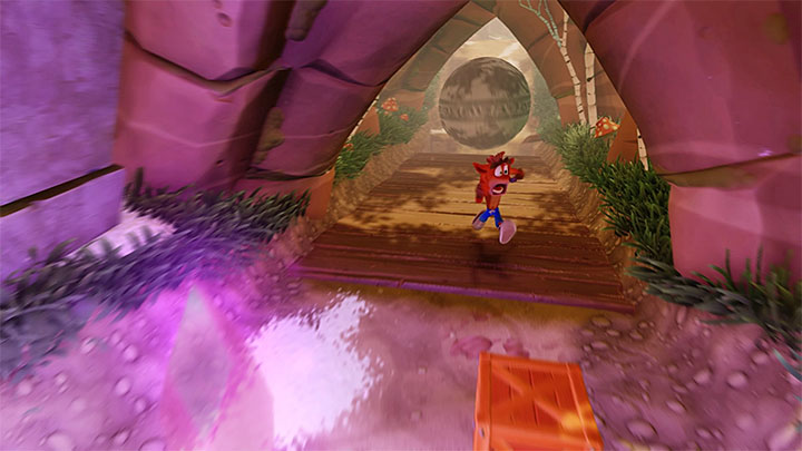 One of the checkpoints contain the violet gem (the item will appear on the left side - see the screenshot above) and the entrance to the bonus area - Crash Bandicoot N. Sane Trilogy: Crash Dash - Crash Bandicoot N. Sane Trilogy: Crash Bandicoot 2 - Jungle Warp Room - Crash Bandicoot N. Sane Trilogy Game Guide