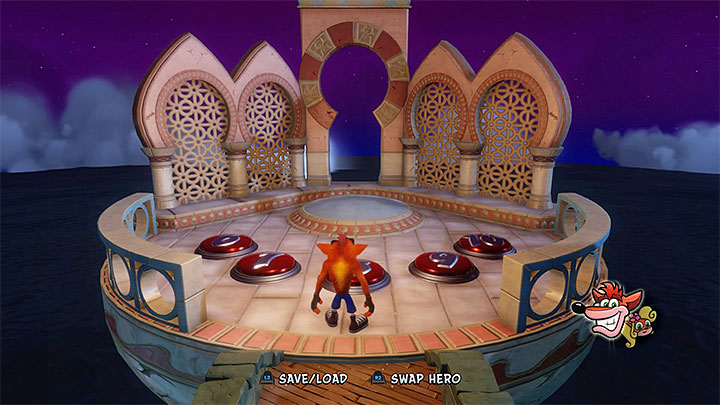 The second area with portals - Crash Bandicoot N. Sane Trilogy: Arabic location - Crash Bandicoot N. Sane Trilogy: Crash Bandicoot 3 - Arabic location - Crash Bandicoot N. Sane Trilogy Game Guide