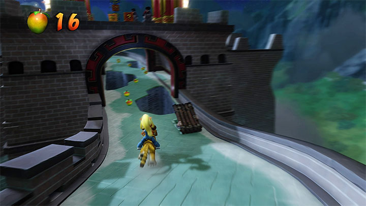 Just like in Orient Express, in several situations, you will have the opportunity to use a ramp, occurring as a result of one of the opponents hiding behind the planks - Crash Bandicoot N. Sane Trilogy: Midnight Run - Crash Bandicoot N. Sane Trilogy: Crash Bandicoot 3 - Arabic location - Crash Bandicoot N. Sane Trilogy Game Guide