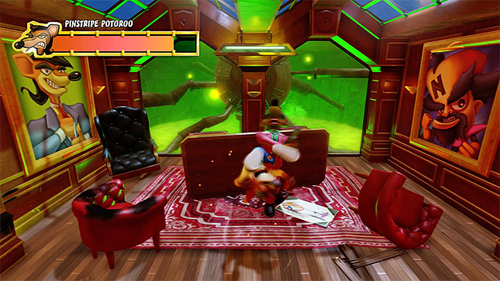 Dont move from behind the cover until the time is right - Crash Bandicoot N. Sane Trilogy: Pinstripe Patooey - Crash Bandicoot N. Sane Trilogy: Crash Bandicoot - Crash Bandicoot N. Sane Trilogy Game Guide