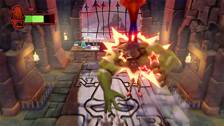 Jump on the head of the mutated Nitrus - Crash Bandicoot N. Sane Trilogy: Nitrus Broken - Crash Bandicoot N. Sane Trilogy: Crash Bandicoot - Crash Bandicoot N. Sane Trilogy Game Guide