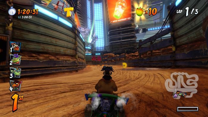 The letter R is right behind the letter C - CTR Mode - Crash Team Racing in Crash Team Racing Nitro-Fueled - Game modes - Crash Team Racing Nitro-Fueled Guide