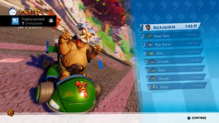 Trophy type: brown - Trophies and achievements in Crash Team Racing Nitro Fueled - Appendix - Crash Team Racing Nitro-Fueled Guide