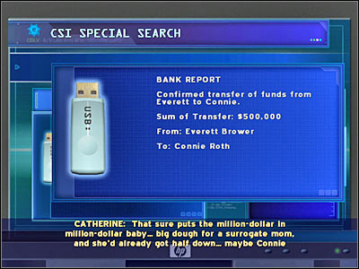 Just as before, you will have to ask Brass for a new warrant - Case 2 - part 7 - Case 2 - Double Down - Crime Scene Investigation: Hard Evidence - Game Guide and Walkthrough