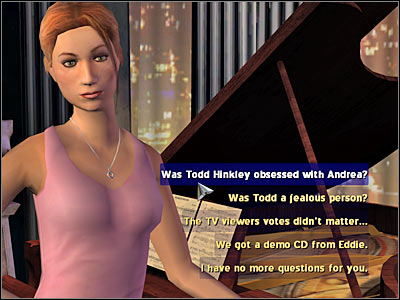 Your first task here is going to be quite obvious - Case 3 - part 5 - Case 3 - Shock Rock - Crime Scene Investigation: Hard Evidence - Game Guide and Walkthrough