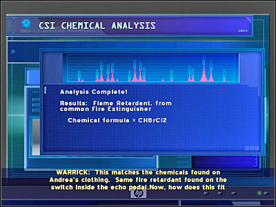 1 - Case 3 - part 5 - Case 3 - Shock Rock - Crime Scene Investigation: Hard Evidence - Game Guide and Walkthrough