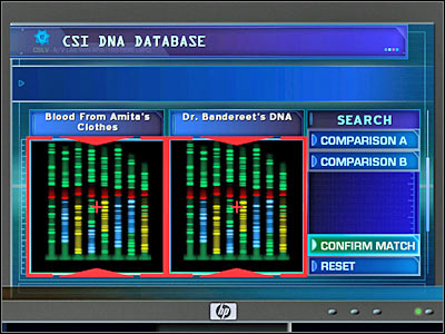 Your final goal is to use a chemical analysis machine - Case 4 - part 1 - Case 4 - In Your Eyes - Crime Scene Investigation: Hard Evidence - Game Guide and Walkthrough