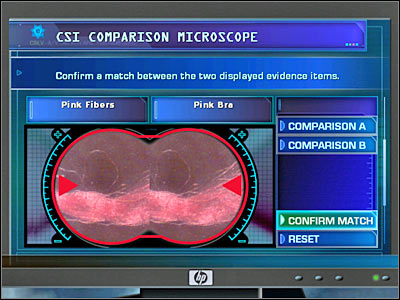 Before you'll proceed with the interrogation, you must ask Brass for a few favors - Case 5 - part 4 - Case 5 - The Peacemaker - Crime Scene Investigation: Hard Evidence - Game Guide and Walkthrough