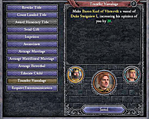 Relocation is a very humanitarian way of eliminating from the public life. - How to care about human relations? - Characters - Crusader Kings II - Game Guide and Walkthrough