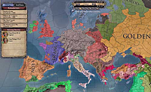 During the Hundred Years War there are two sides of conflict: England and France - The Hundred Years War - Official scenarios - Crusader Kings II - Game Guide and Walkthrough
