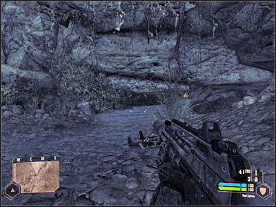 Eventually you'll get to a destroyed VTOL, but you may as well ignore it, because you won't have to rescue anyone - Leaving the crash site - Mission 1: Call me Ishmael - Crysis Warhead - Game Guide and Walkthrough