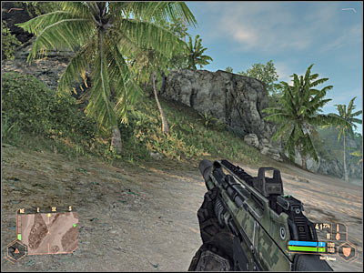 You are getting closer to a large building which is being guarded by at least two Korean soldiers - Destroying the broadcasting station - Mission 1: Call me Ishmael - Crysis Warhead - Game Guide and Walkthrough