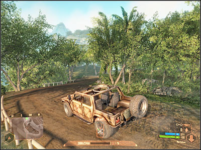 Eventually you should be able to get to the crossroads (screen) - Reaching the campsite - Mission 1: Call me Ishmael - Crysis Warhead - Game Guide and Walkthrough