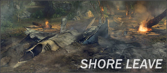 The second mission of the game is far more difficult than the first one, especially in the beginning and near the end when you'll have to go in alone against enemy soldiers - Mission introduction - Mission 2: Shore Leave - Crysis Warhead - Game Guide and Walkthrough