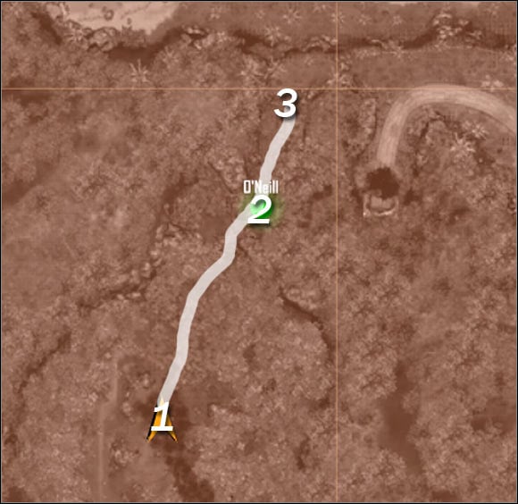 Map legend - Meeting O'Neill - Mission 2: Shore Leave - Crysis Warhead - Game Guide and Walkthrough