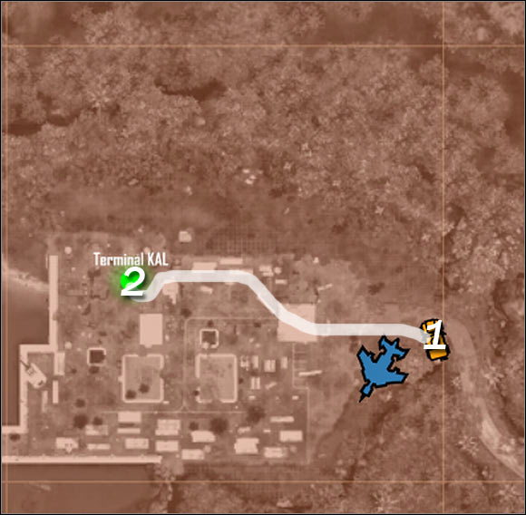 Map legend - Gaining access do KAL's tactical network - Mission 2: Shore Leave - Crysis Warhead - Game Guide and Walkthrough