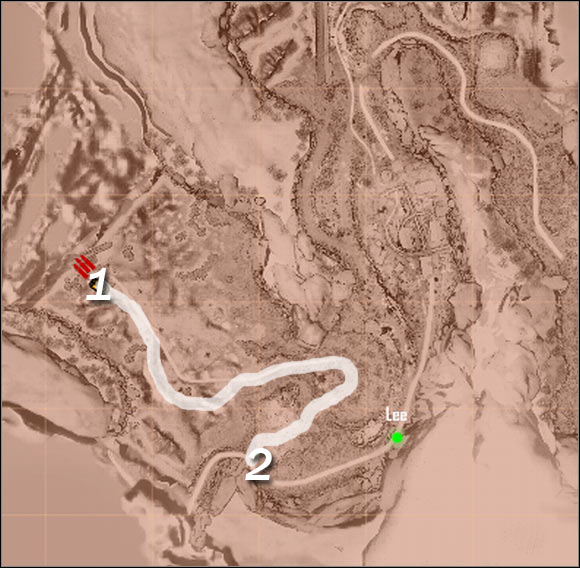 Map legend - Going after colonel Lee #2 - Mission 3: Adapt or Perish - Crysis Warhead - Game Guide and Walkthrough