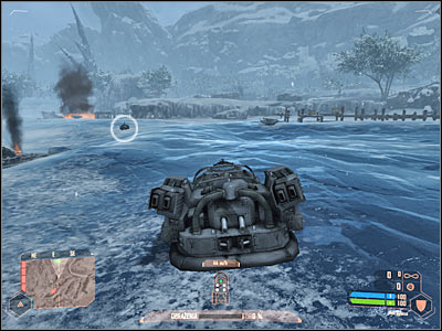 You should be able to leave the ice in a short while - Going after colonel Lee #2 - Mission 3: Adapt or Perish - Crysis Warhead - Game Guide and Walkthrough