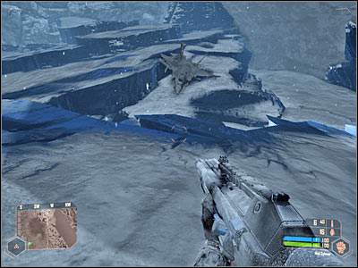 You should get to a small road in a short while (screen) - Going after colonel Lee #2 - Mission 4: Frozen Paradise - Crysis Warhead - Game Guide and Walkthrough