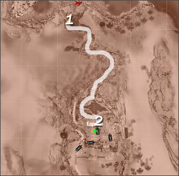 Map legend - Reaching the mining complex - Mission 4: Frozen Paradise - Crysis Warhead - Game Guide and Walkthrough