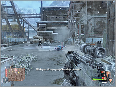 1 - Securing the area - Mission 4: Frozen Paradise - Crysis Warhead - Game Guide and Walkthrough