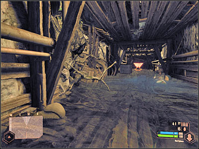 The next group of Korean soldiers is standing to your right, just around the corner - Finding the loading terminal I - Mission 5: Below the Thunder - Crysis Warhead - Game Guide and Walkthrough