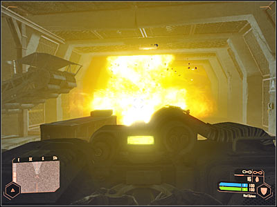 You will probably encounter a few soldiers along the way, however as long as you keep using your cloaking device, you shouldn't have any major problems getting rid of them with a Gauss rifle or a sniper rifle - Finding the loading terminal II - Mission 5: Below the Thunder - Crysis Warhead - Game Guide and Walkthrough