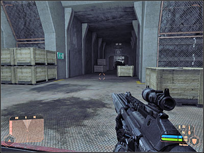 Be careful, because it's going to be fairly difficult to survive here - Finding the loading terminal II - Mission 5: Below the Thunder - Crysis Warhead - Game Guide and Walkthrough