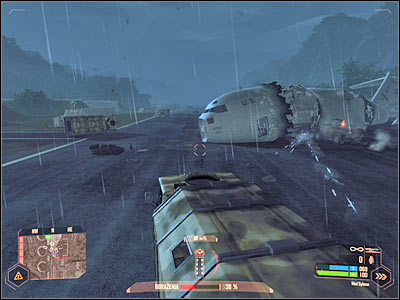 Start moving north, because that's where you'll find the exosuit - Destroying the exosuit - Mission 7: All the Fury - Crysis Warhead - Game Guide and Walkthrough