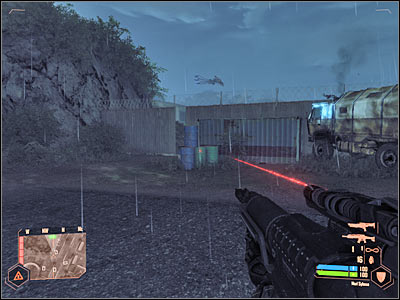 Notice a small opening in the wall (screen) - Destroying the exosuit - Mission 7: All the Fury - Crysis Warhead - Game Guide and Walkthrough