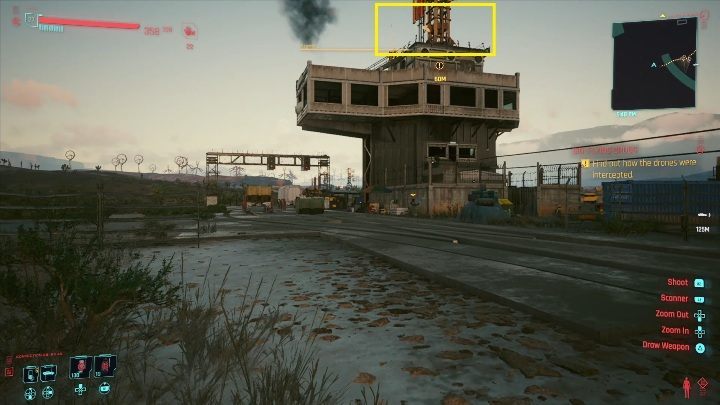 Objective: Destroy the transmitter - Cyberpunk 2077: Agent Saboteur, Badlands - Gigs, walkthrough, map - Cyberpunk 2077: Badlands - Cyberpunk 2077 Guide