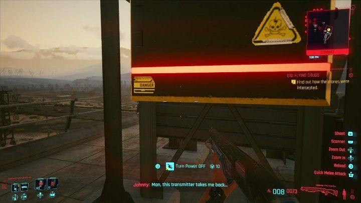 Walkthrough: Your task is to reach the top of the building where the transmitter is located - Cyberpunk 2077: Agent Saboteur, Badlands - Gigs, walkthrough, map - Cyberpunk 2077: Badlands - Cyberpunk 2077 Guide