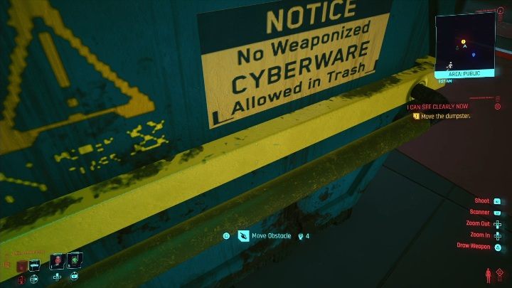 3 - Cyberpunk 2077: I can see clearly now walkthrough - Cyberpunk 2077: Exploration Side missions - Cyberpunk 2077 Guide