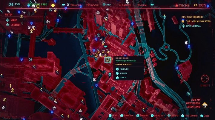 1 - Cyberpunk 2077: Special Delivery, Westbrook - gigs, walkthrough, map - Cyberpunk 2077: Westbrook - Cyberpunk 2077 Guide