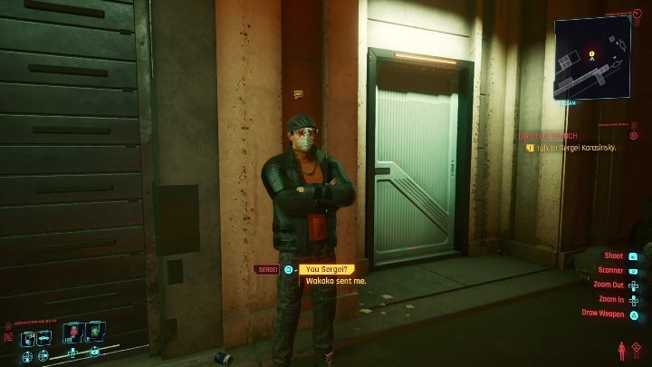 Walkthrough: your task is to talk to the men who will give you the task - Cyberpunk 2077: Special Delivery, Westbrook - gigs, walkthrough, map - Cyberpunk 2077: Westbrook - Cyberpunk 2077 Guide