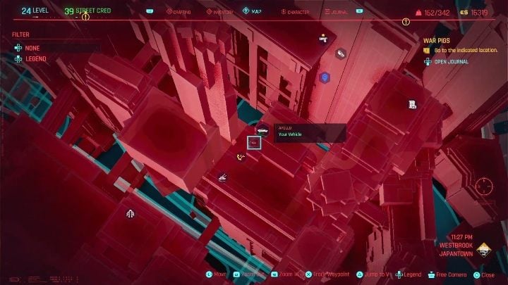 Location: central part of Westbrook, Japantown - Cyberpunk 2077: SOS: Merc Needed, Westbrook - gigs, walkthrough, map - Cyberpunk 2077: Westbrook - Cyberpunk 2077 Guide