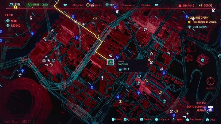 Location: central part of Santo Domingo, Arroyo - Cyberpunk 2077: All Perk shards - Cyberpunk 2077: Secrets & Collectibles - Cyberpunk 2077 Guide