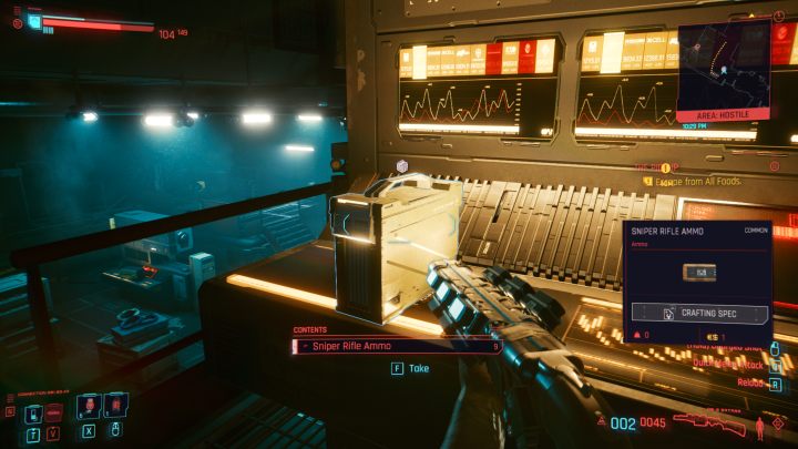 The basic method is exploring visited places - Cyberpunk 2077: How to get ammunition? - Cyberpunk 2077: Combat, stealth and hacking - Cyberpunk 2077 Guide