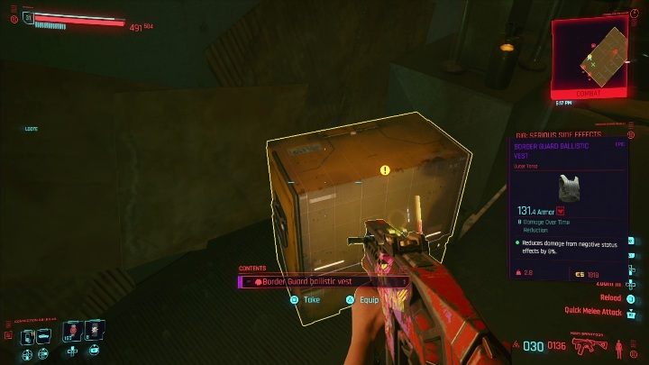 The guide: your task is to get a container of Beta Acid - Cyberpunk 2077: Search & Recover, Santo Domingo - gigs, walkthrough, map - Cyberpunk 2077: Santo Domingo - Cyberpunk 2077 Guide