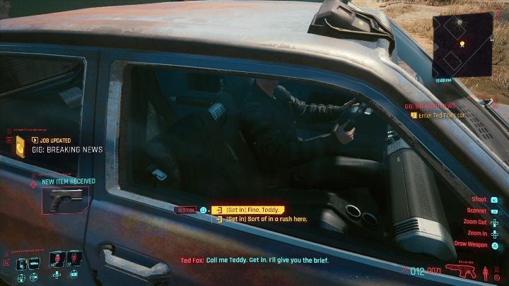 The guide: let's start with the fact that this task will not start with any activity but with a short conversation with the client - Cyberpunk 2077: Agent Saboteur, Santo Domingo - Gigs, walkthrough, map - Cyberpunk 2077: Santo Domingo - Cyberpunk 2077 Guide