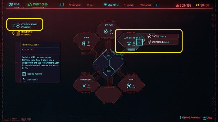 Cyberpunk 2077 How To Spend Attribute Points Gamepressure Com   210567125 