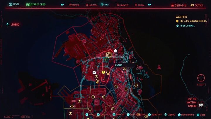 1 - Cyberpunk 2077: War Pigs - walkthrough - Cyberpunk 2077: Exploration Side missions - Cyberpunk 2077 Guide