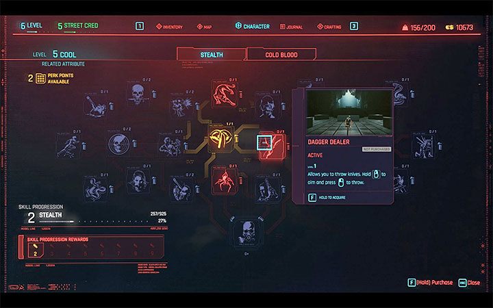 There are plenty of perks to unlock - about 20 unique (excluding upgrades) per skill tree - Cyberpunk 2077: How character development works? - Cyberpunk 2077: V - main character - Cyberpunk 2077 Guide