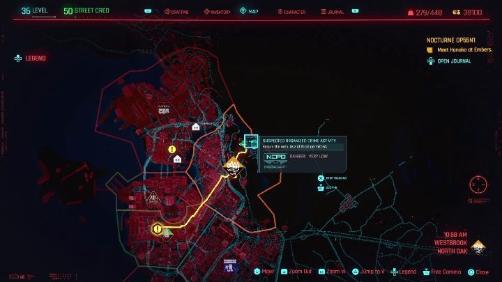 3 - Cyberpunk 2077: Westbrook, NCPD Scanner Hustles - Map, Walkthrough - Cyberpunk 2077: NCPD Scanner Hustles - Cyberpunk 2077 Guide