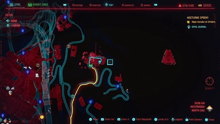 Cyberpunk 2077 Westbrook Ncpd Scanner Hustles Map Walkthrough